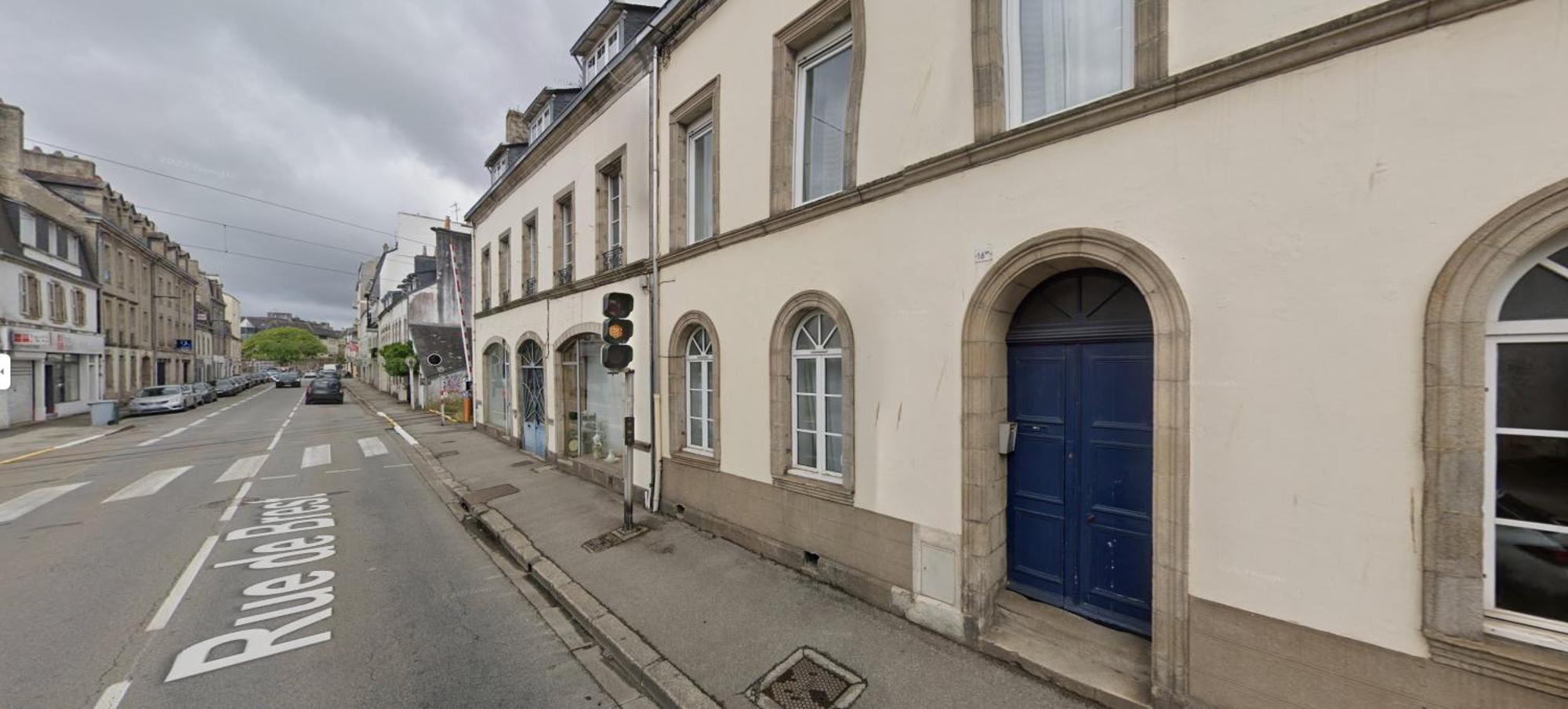 Le Noir Bois Et Blanc - Studio - Wifi - Centre Ville - Entree Autonome Quimper Extérieur photo